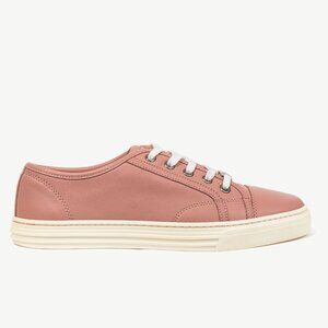 Gucci Pink Miro Soft Leather Low-Top Sneakers